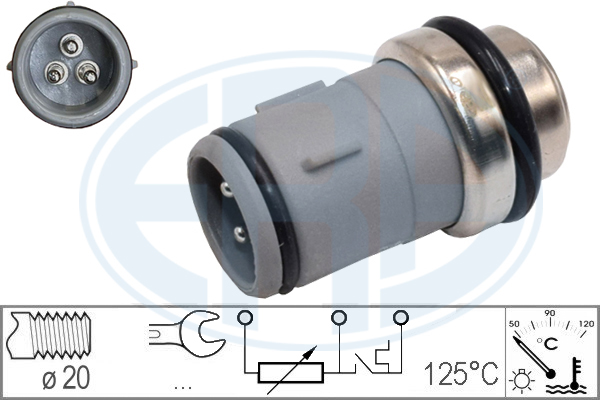 Senzor,temperatura lichid de racire 330150 ERA