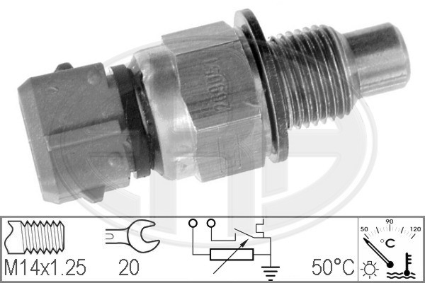 senzor,temperatura lichid de racire 330155 ERA
