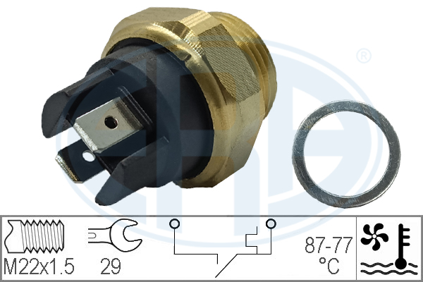 Comutator temperatura, ventilator radiator 330167 ERA