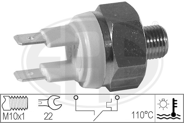 Senzor,temperatura lichid de racire 330309 ERA