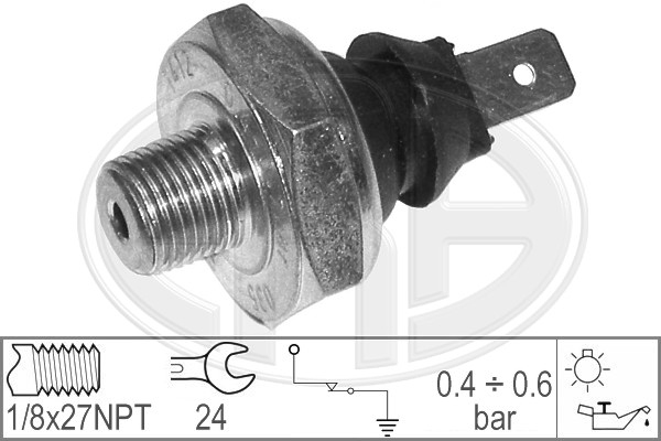 Senzor presiune ulei 330352 ERA