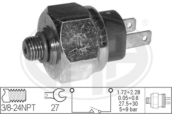 Comutator presiune, aer conditionat 330421 ERA