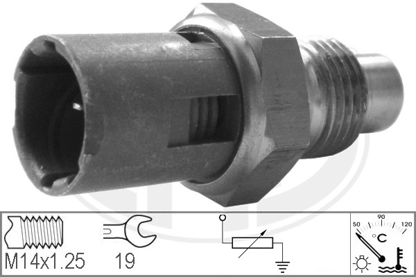 Senzor,temperatura lichid de racire 330536 ERA