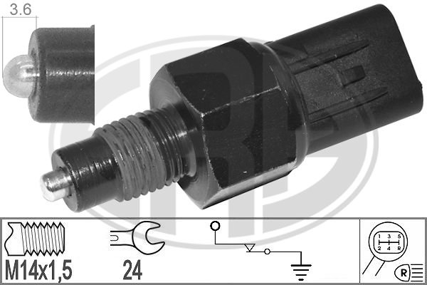 Comutator, lampa marsalier 330569 ERA