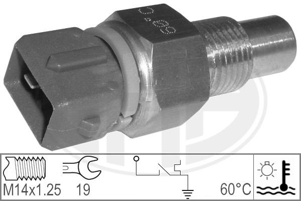 Comutator temperatura, ventilator radiator 330575 ERA