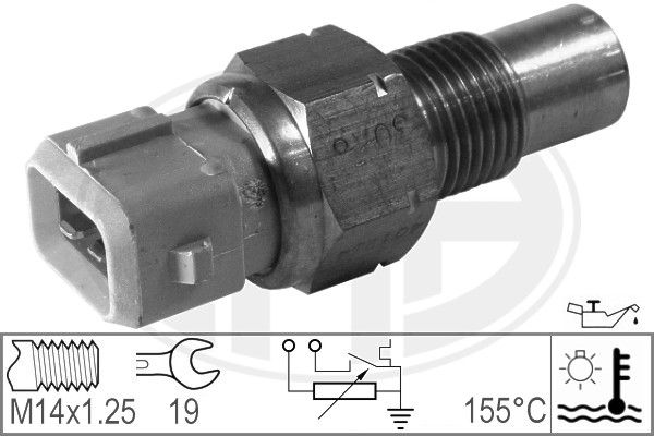 Senzor,temperatura lichid de racire 330576 ERA