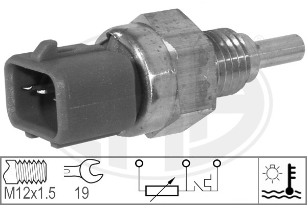 senzor,temperatura lichid de racire 330581 ERA