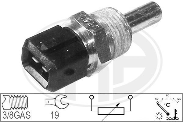 Senzor,temperatura lichid de racire 330642 ERA