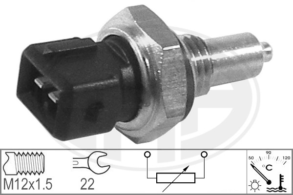 Senzor,temperatura lichid de racire 330643 ERA