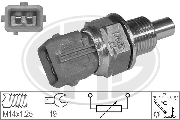 Senzor,temperatura lichid de racire 330709 ERA