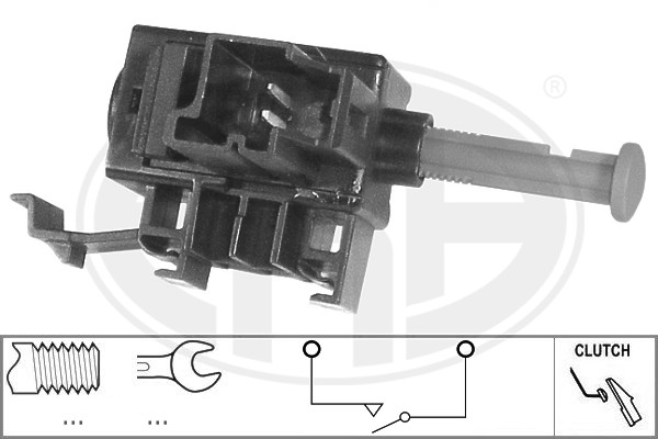 Comutator lumini frana 330740 ERA