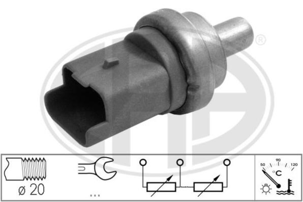 Senzor,temperatura lichid de racire 330742 ERA