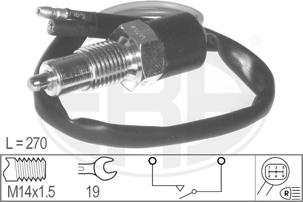 Comutator, lampa marsalier 330762 ERA