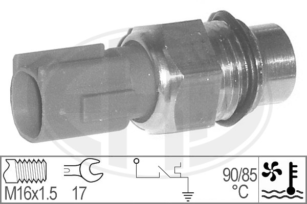 Comutator temperatura, ventilator radiator 330768 ERA