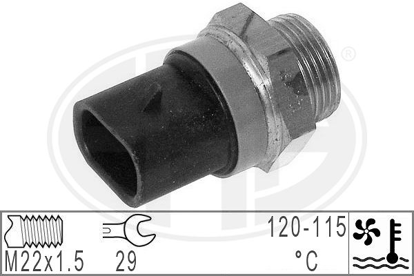 Senzor,temperatura lichid de racire 330783 ERA