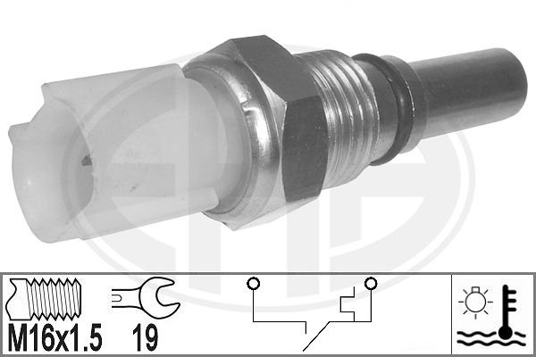Comutator temperatura, ventilator radiator 330886 ERA