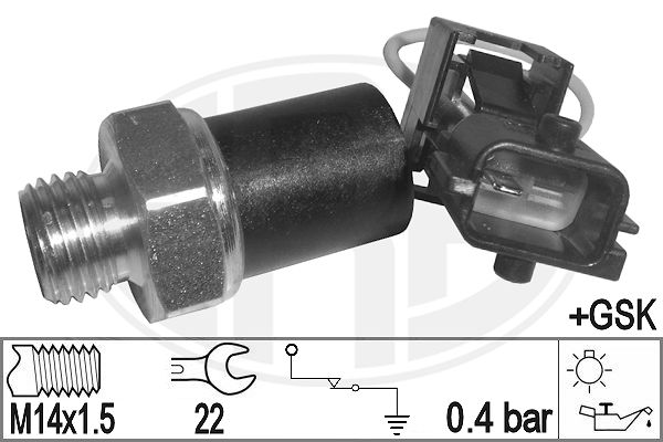 Senzor presiune ulei 330907 ERA