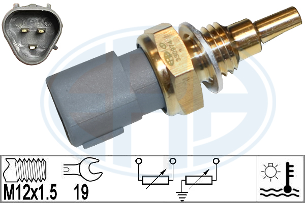 senzor,temperatura lichid de racire 330974 ERA