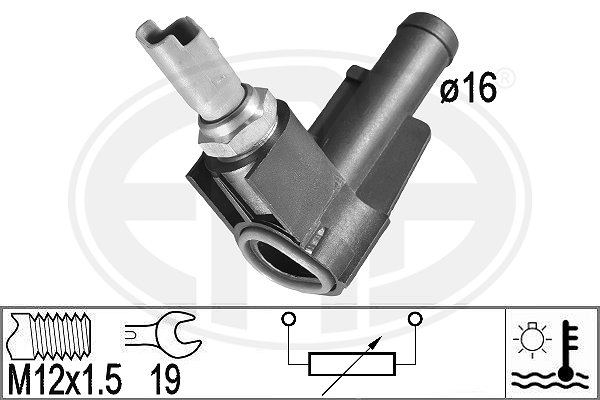 senzor,temperatura lichid de racire 331011 ERA