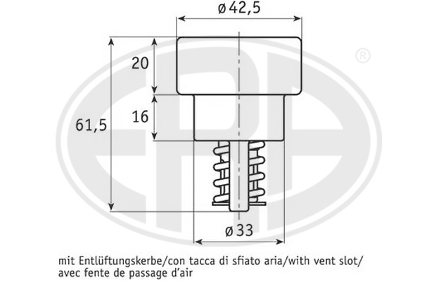 termostat,lichid racire 350126 ERA