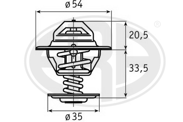 termostat,lichid racire 350153 ERA