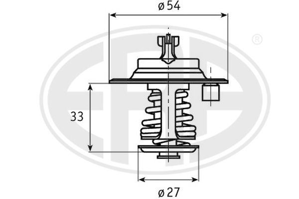termostat,lichid racire 350160 ERA
