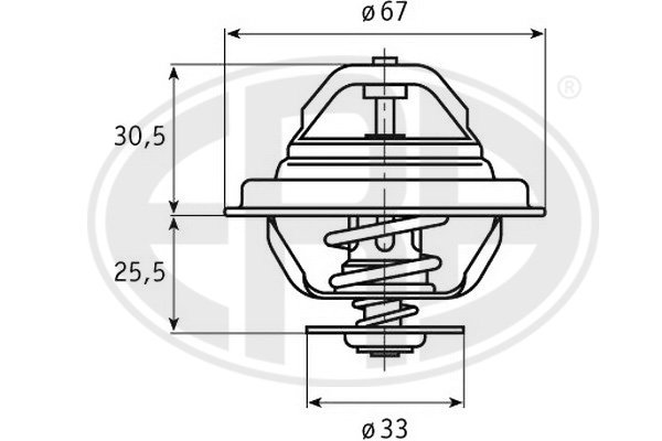 termostat,lichid racire 350173 ERA