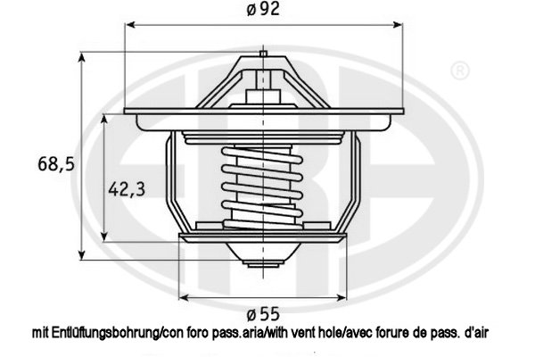 termostat,lichid racire 350181 ERA