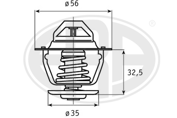 termostat,lichid racire 350201 ERA