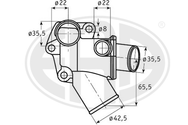 termostat,lichid racire 350211 ERA