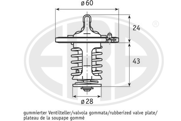 termostat,lichid racire 350220 ERA