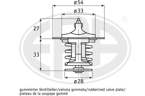 termostat,lichid racire 350221 ERA