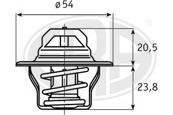 termostat,lichid racire 350222 ERA