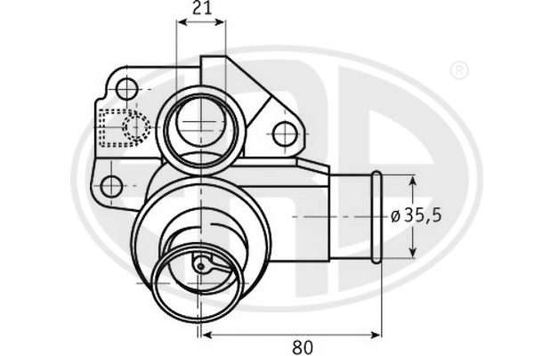 termostat,lichid racire 350236 ERA
