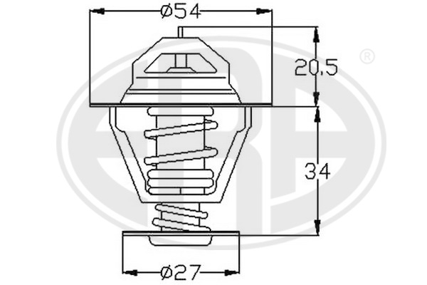 termostat,lichid racire 350241 ERA