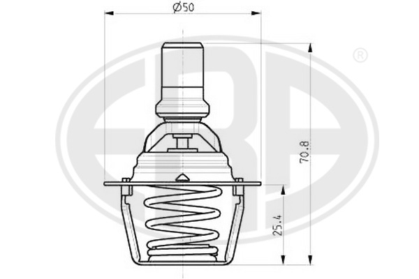 termostat,lichid racire 350251 ERA