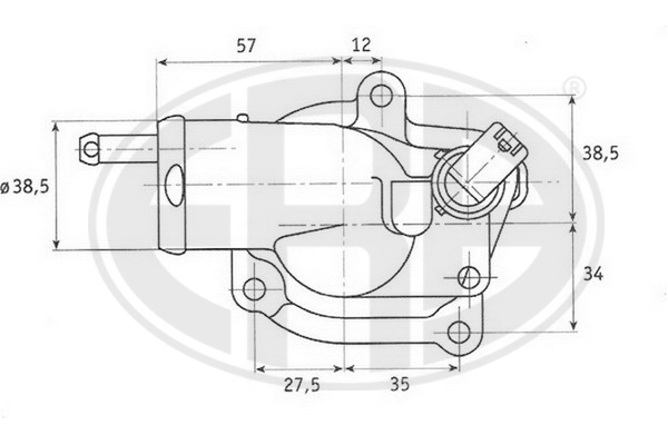 termostat,lichid racire 350255 ERA