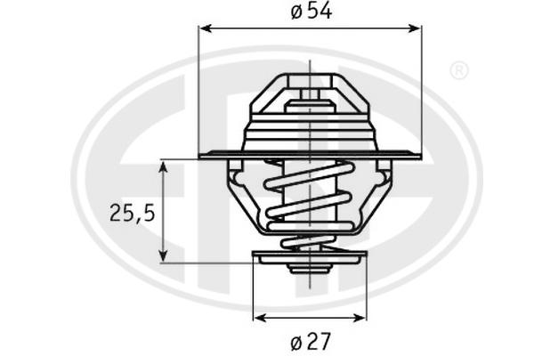 termostat,lichid racire 350276 ERA