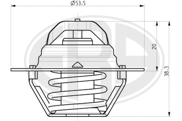 termostat,lichid racire 350281 ERA
