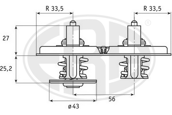 termostat,lichid racire 350296 ERA