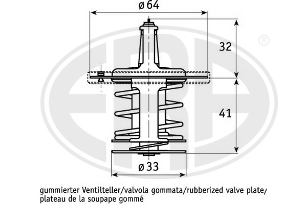 termostat,lichid racire 350303 ERA