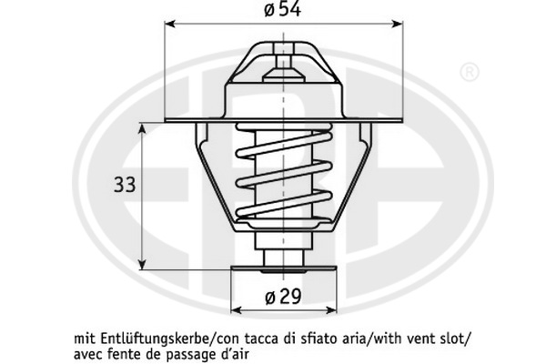 termostat,lichid racire 350309 ERA