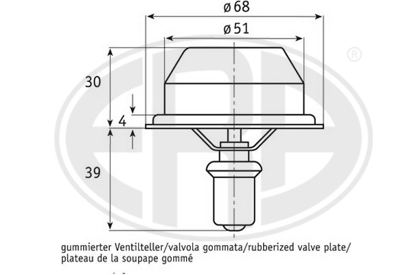 termostat,lichid racire 350338 ERA