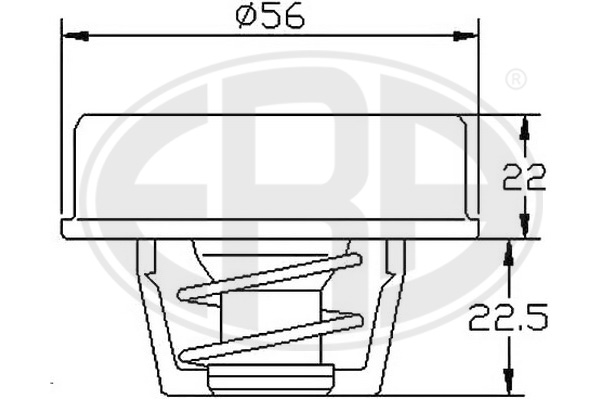 termostat,lichid racire 350350 ERA