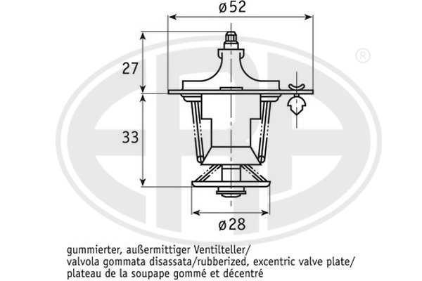 termostat,lichid racire 350353A ERA