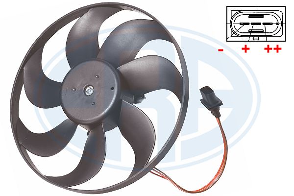Ventilator, radiator 352050 ERA