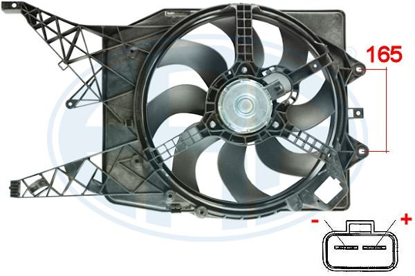 Ventilator, radiator 352059 ERA
