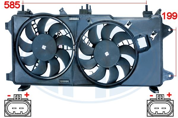 Ventilator, radiator 352060 ERA