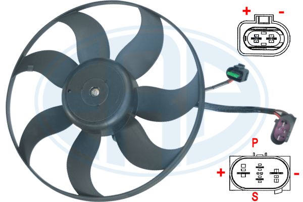 Ventilator, radiator 352061 ERA