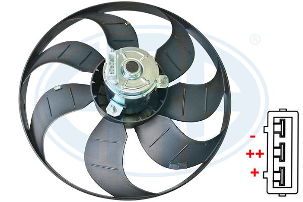 Ventilator, radiator 352065 ERA